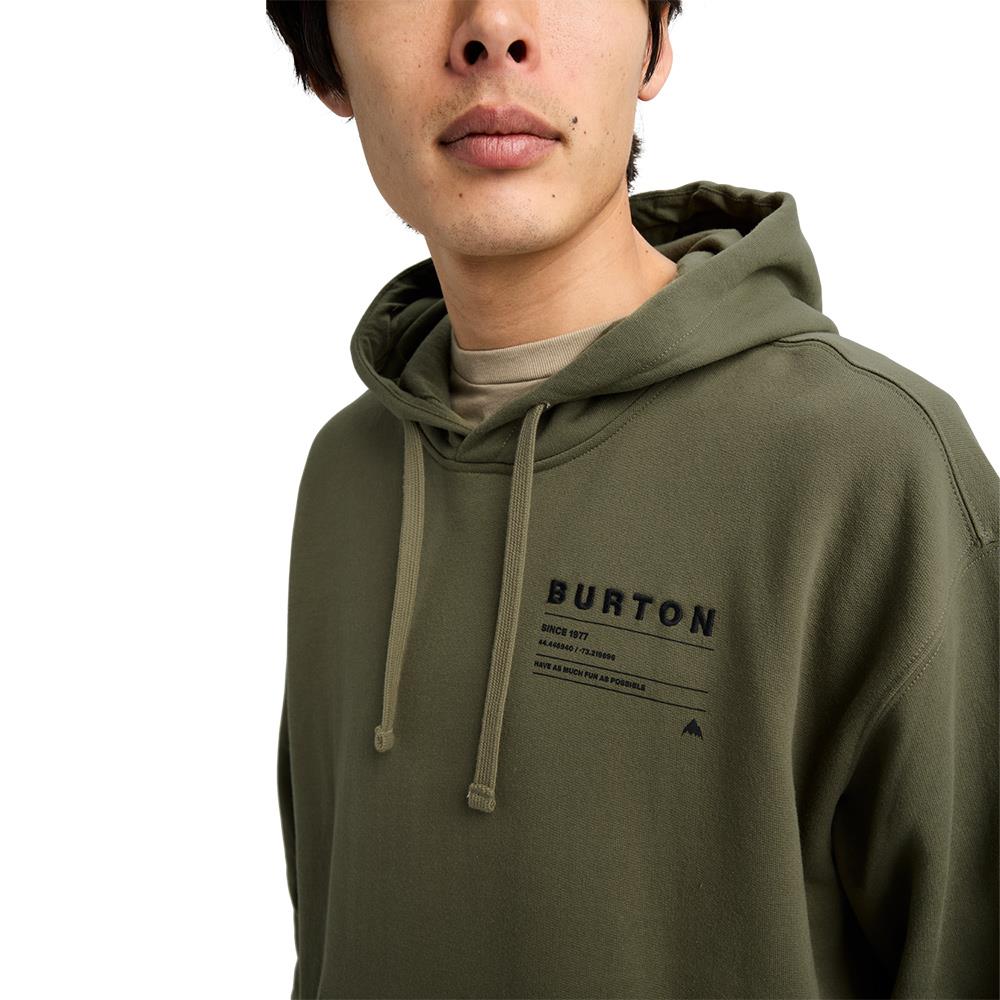 Burton Moretown Pullover Hoodie Forest Moss