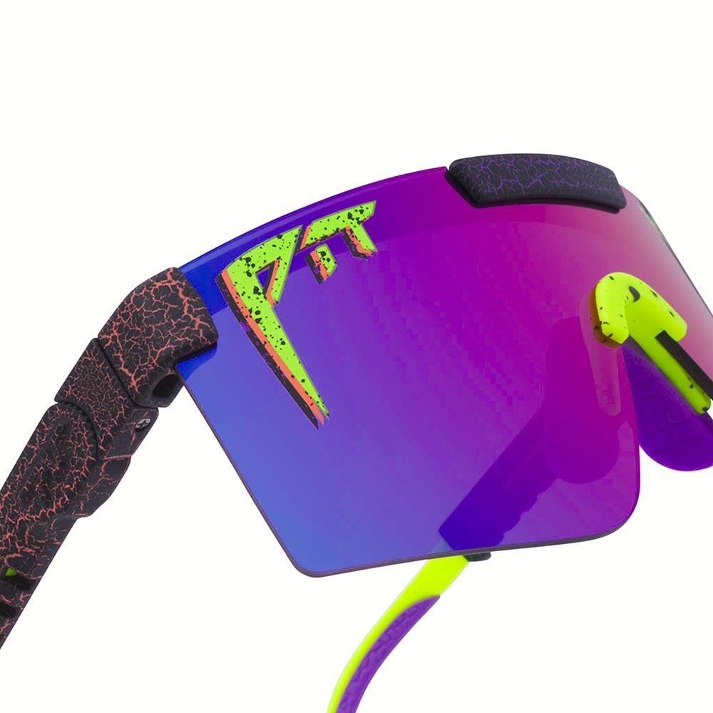Pit Viper The Electroshock 2.0 Original Sunglasses - HDPV Polarized Pink-Purple Lens - Wide