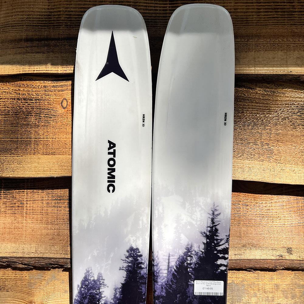 Atomic Maverick 115 CTI Ex-Demo Skis + Shift2 13 MN Bindings 2025 185cm