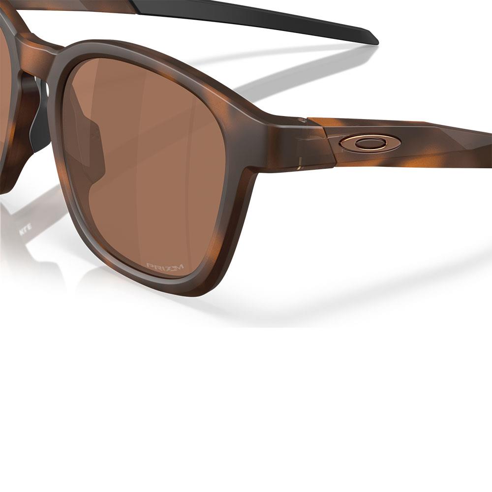 Oakley Shackle Sunglasses Matte Brown Tortoise - Prizm Tungsten Lens
