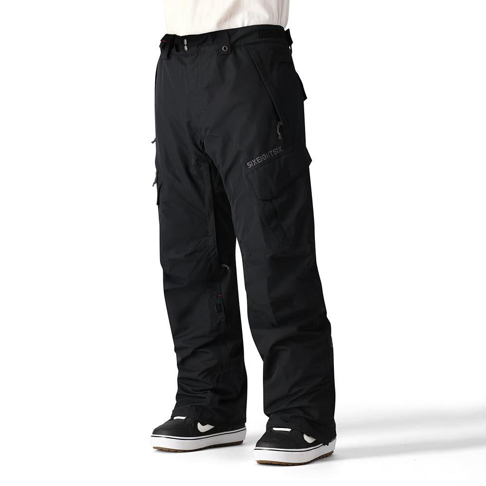 686 Mens Smarty 3-In-1 Cargo Pants Black