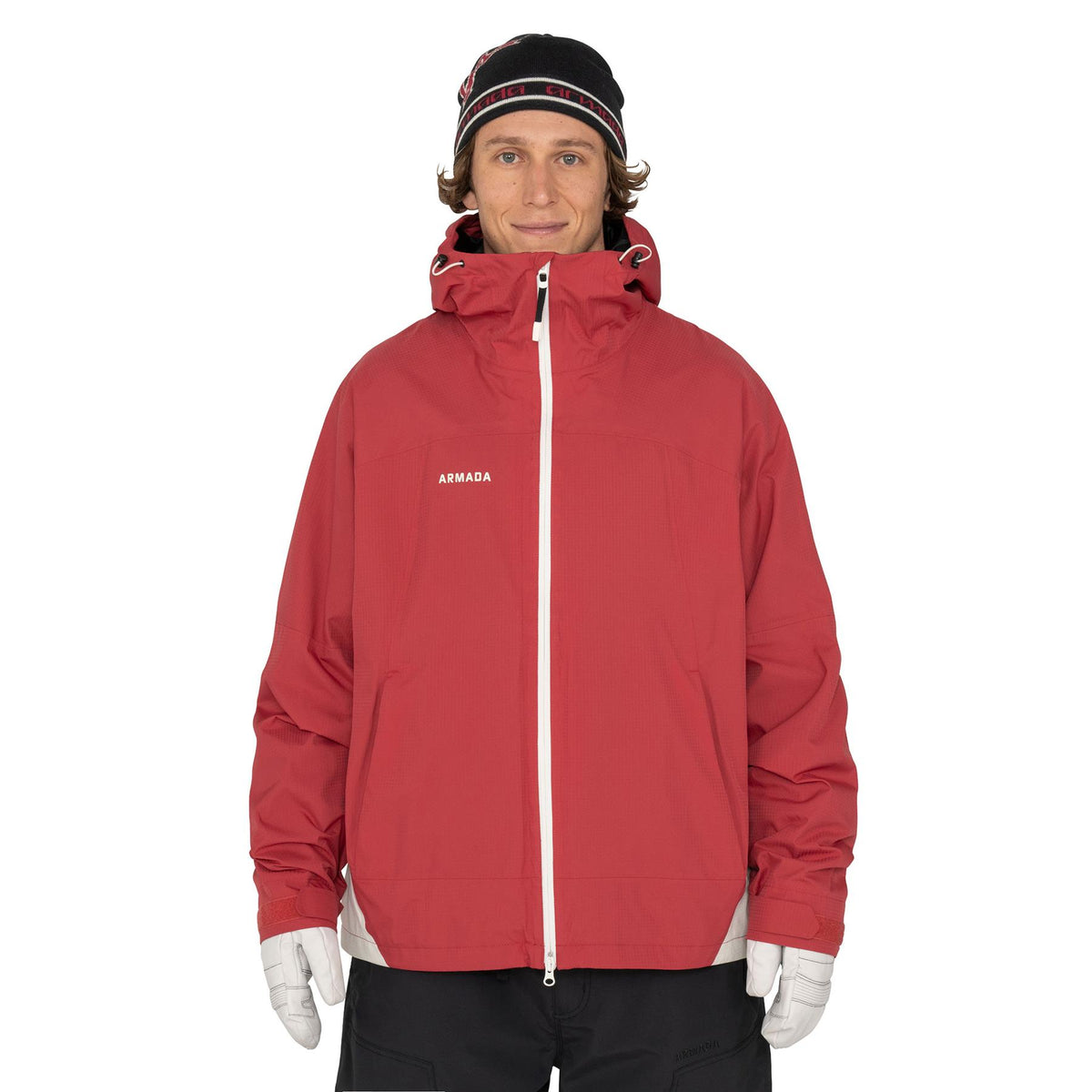 Armada Ansel 2L Mens Shell Jacket Chile Ristra/Bone Dust