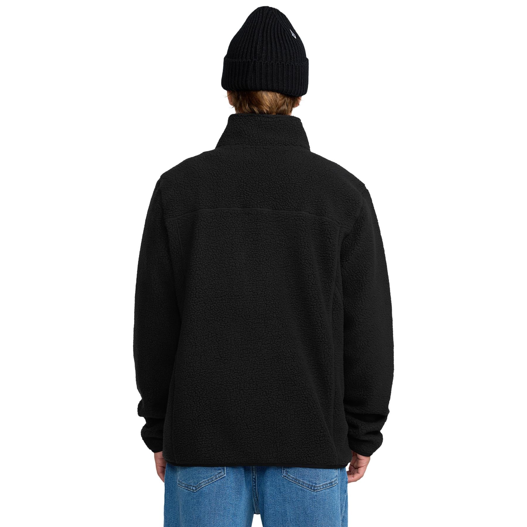 Volcom Nelson Sherpa Full Zip Mens Fleece Black