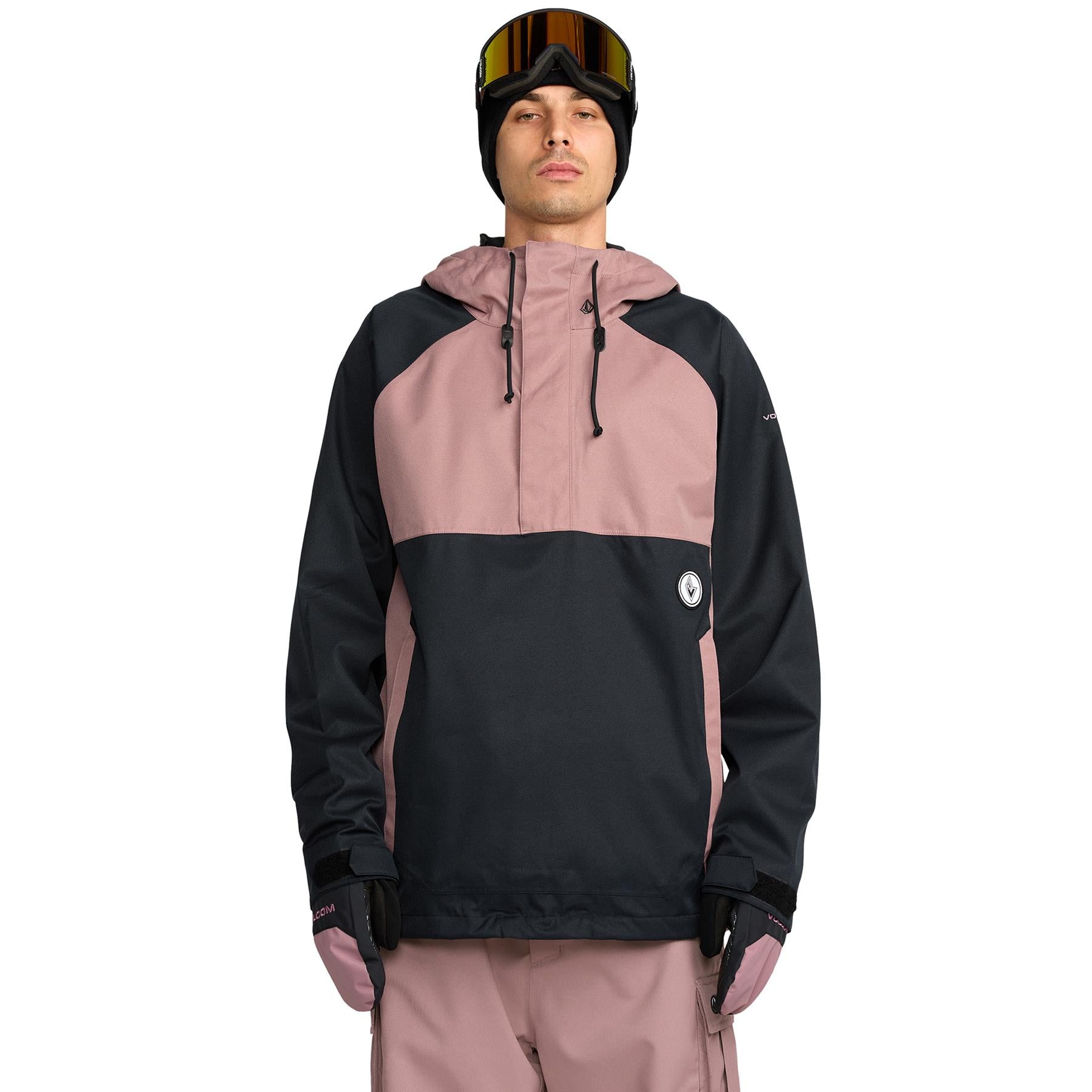 Volcom Hossegor 20K Pullover Mens Jacket Mauve