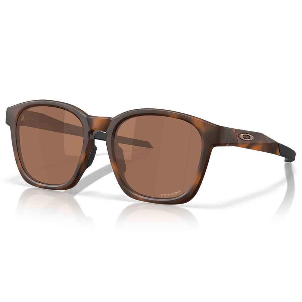 Oakley Shackle Sunglasses Matte Brown Tortoise - Prizm Tungsten Lens