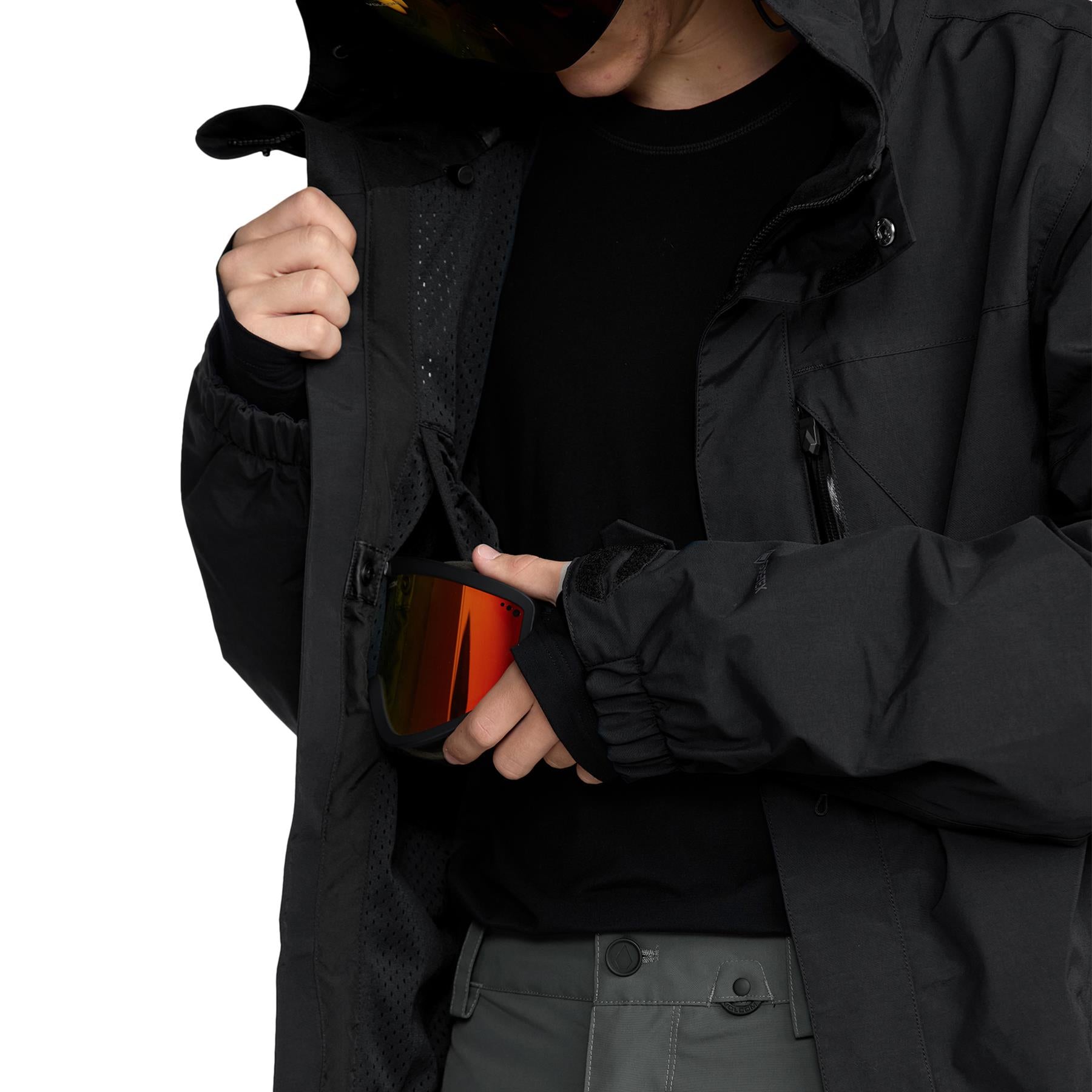 Volcom L GORE-TEX Mens Jacket Black