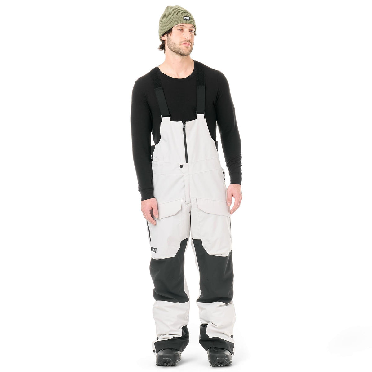 Picture Avening Mens Bib Pants Vapor Grey