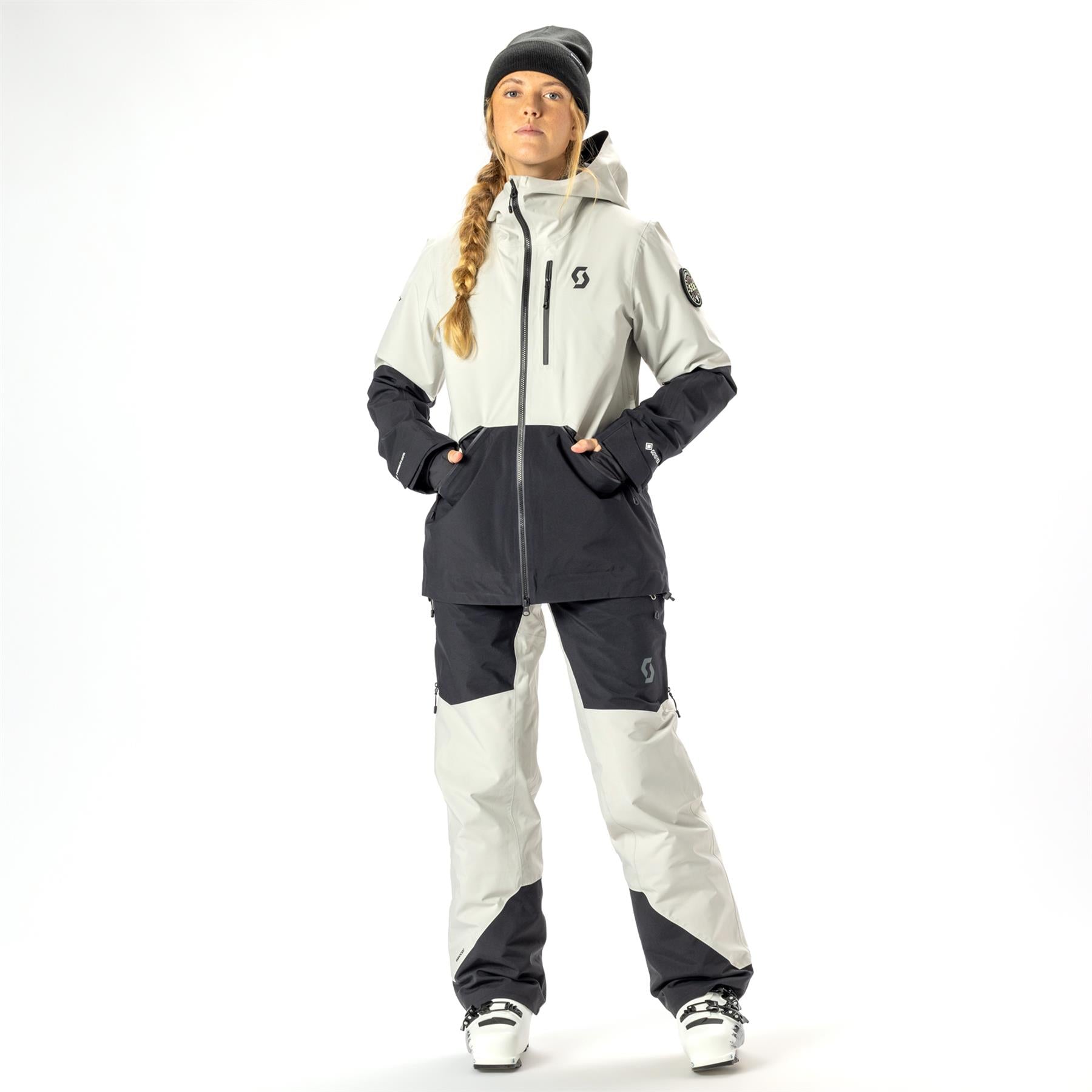 Scott Vertic GTX 2L Primaloft Womens Jacket Dust White / Black