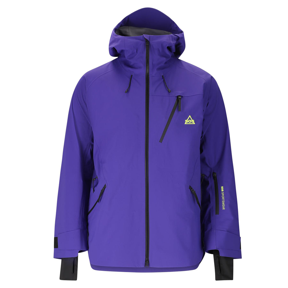 SOS Unbound Mens Stretch Shell Jacket Deep Blue