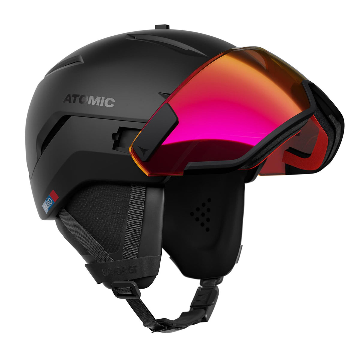 Atomic Savor GT AMID Visor Photo Ski + Snowboard Helmet Black