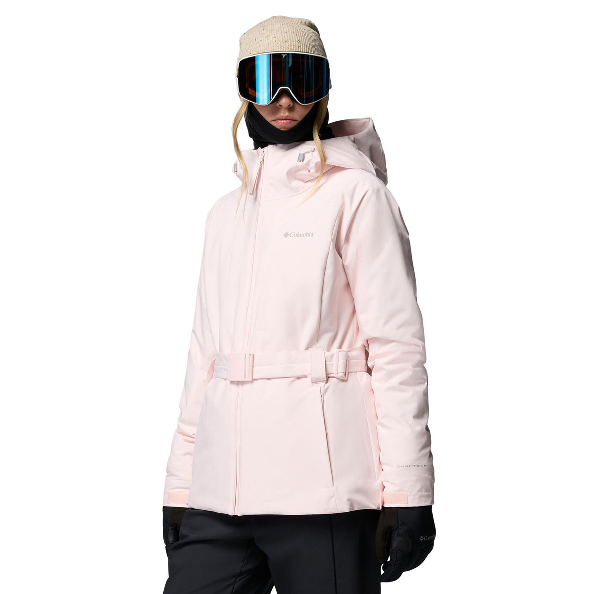 Columbia Ava Alpine Belted Insulated Womens Jacket Powder Pink