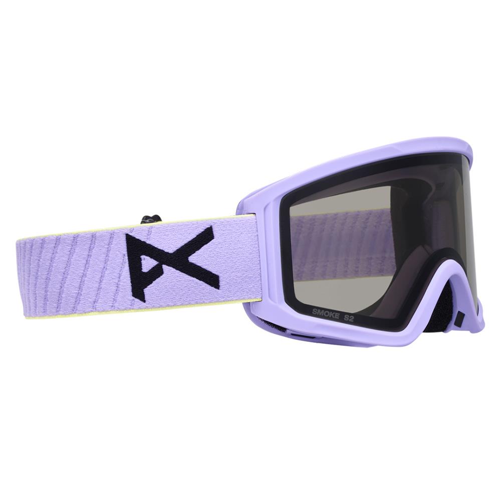 Anon Tracker 2.0 MFI Kids Goggles Hyper Lilac - Smoke Lens + Face Mask
