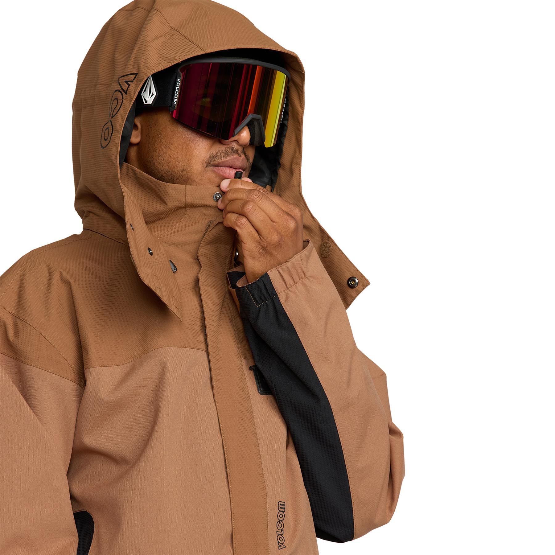 Volcom Kleveland Mens Jacket Terra Brown