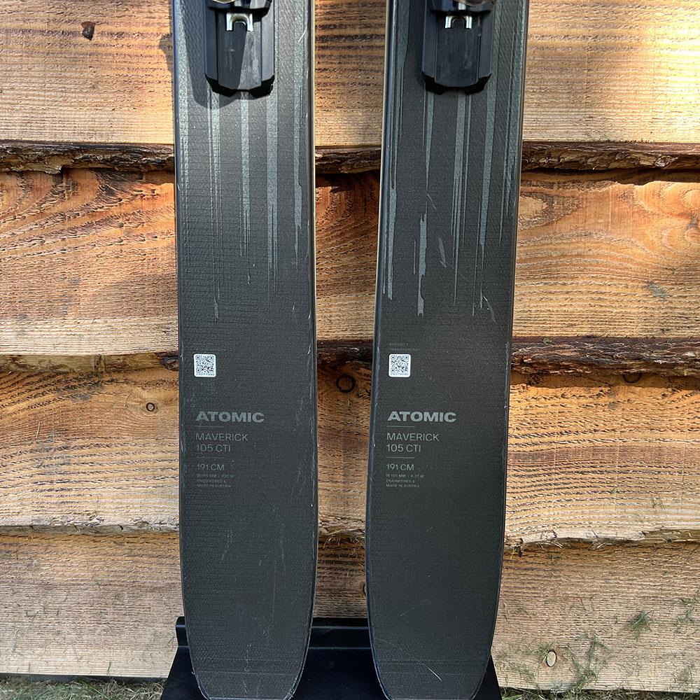Atomic Maverick 105 CTI Ex-Demo Skis + Strive 13 GW R Bindings 2026 191cm