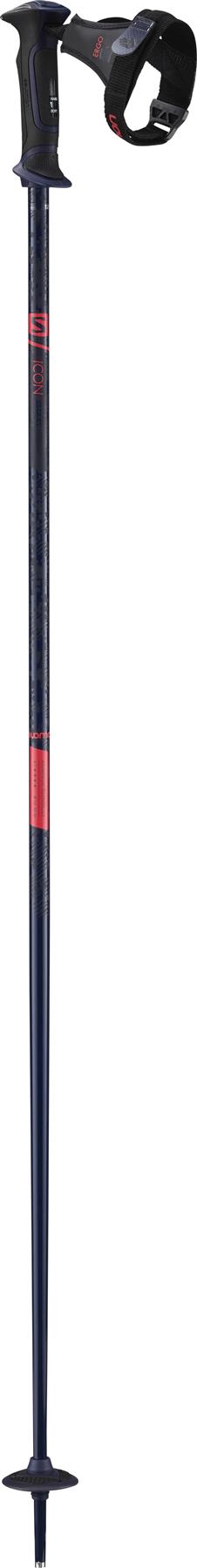 Salomon Icon Ergo S3 Womens Ski Poles Dark Purple