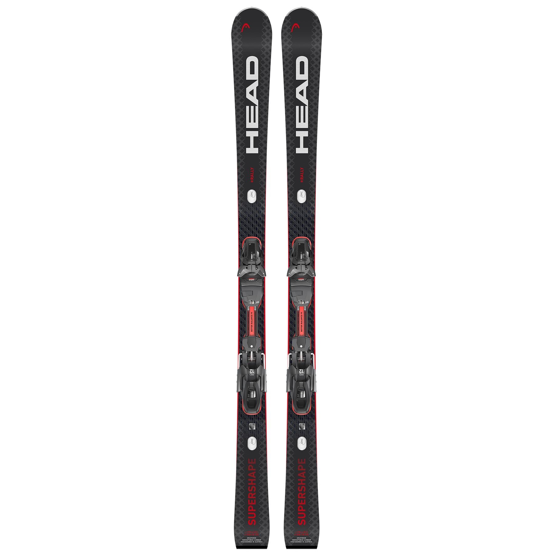 Head Supershape e-Rally Skis + PRD12 GW Bindings 2026