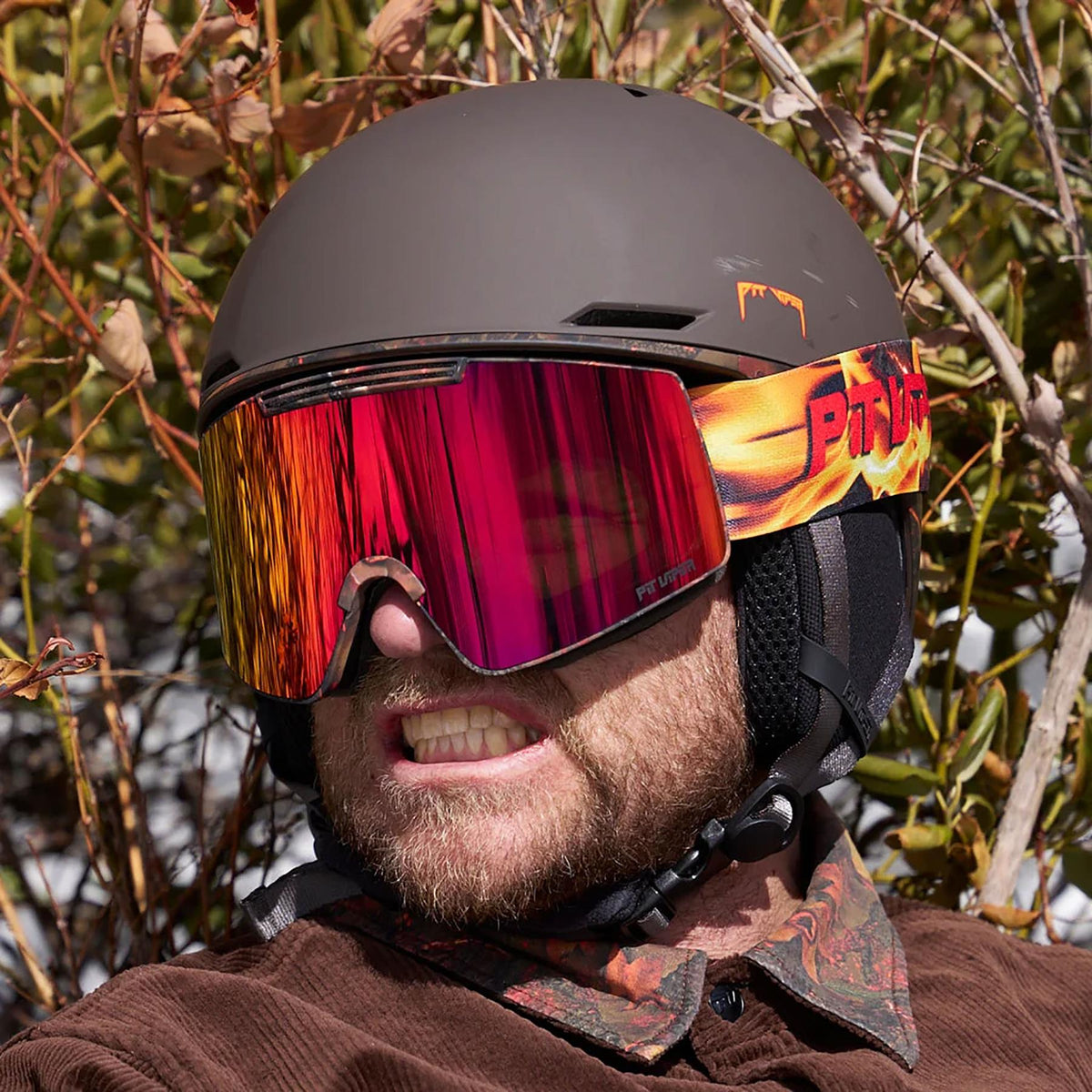 Pit Viper Brainstorm Ski + Snowboard Helmet The Actualbush Inferno