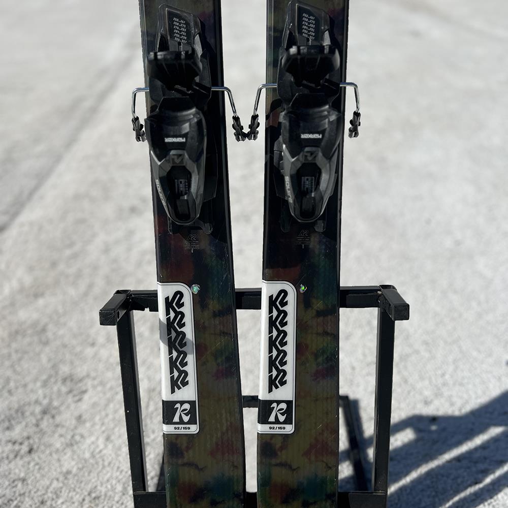 K2 Reckoner 92 Ex-Hire Skis + Squire 10.0 QC GW Bindings 2025 159cm