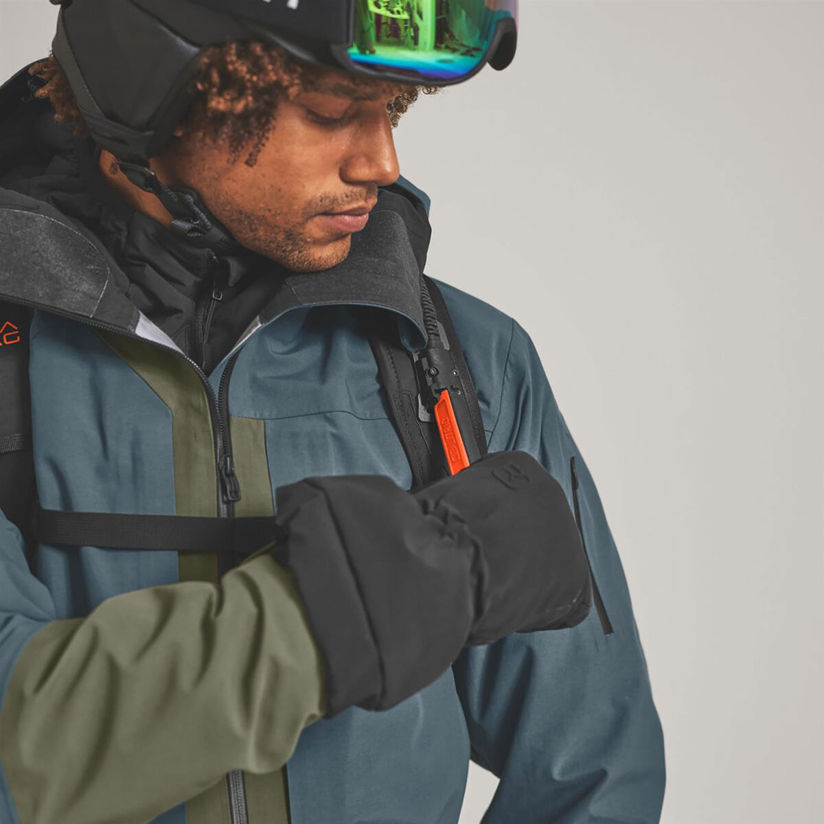 Ortovox Avabag Litric Freeride 28L Avalanche Airbag Backpack Dark Wild Herbs
