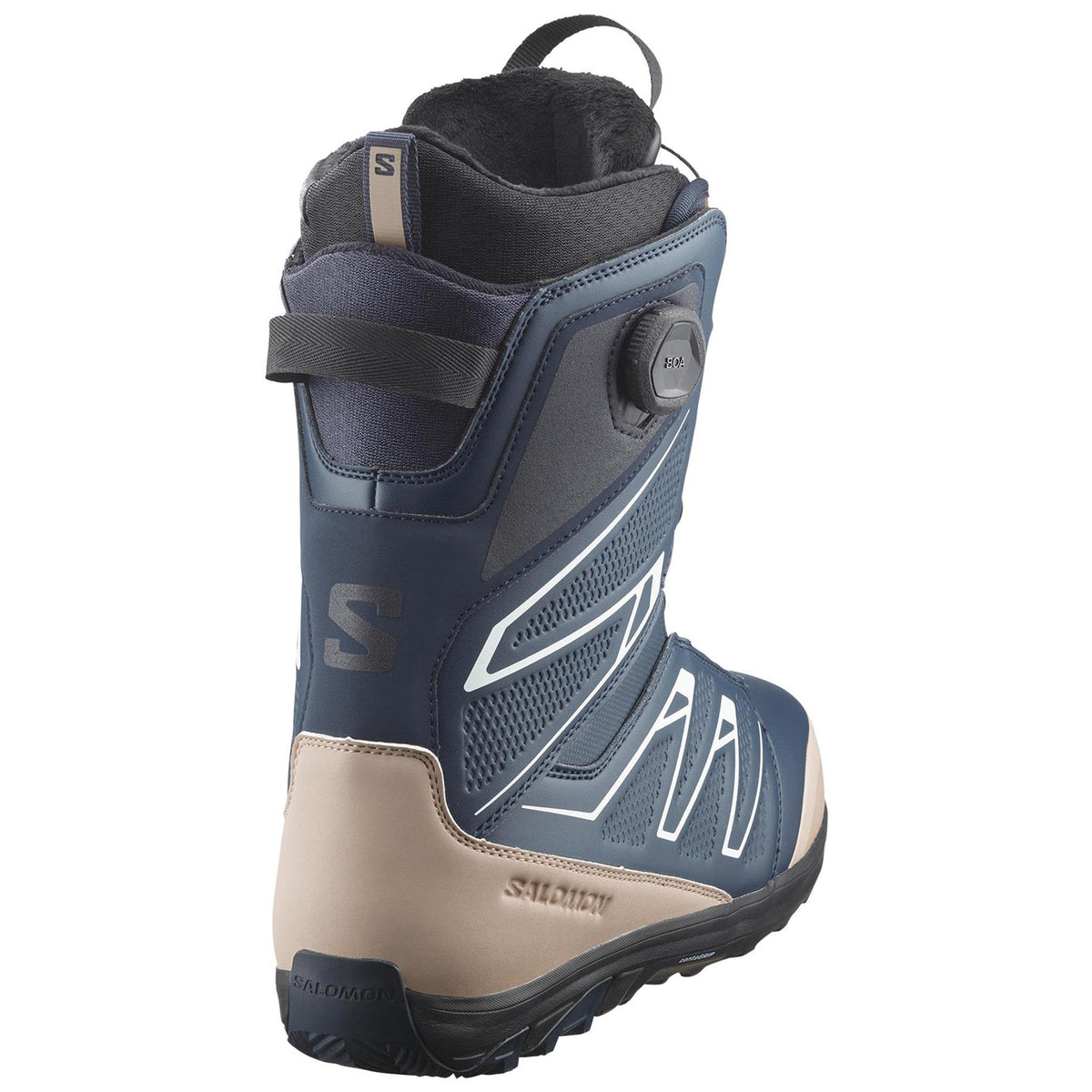 Salomon Launch BOA SJ BOA Mens Snowboard Boots Blue Nights/Safari/White 2027