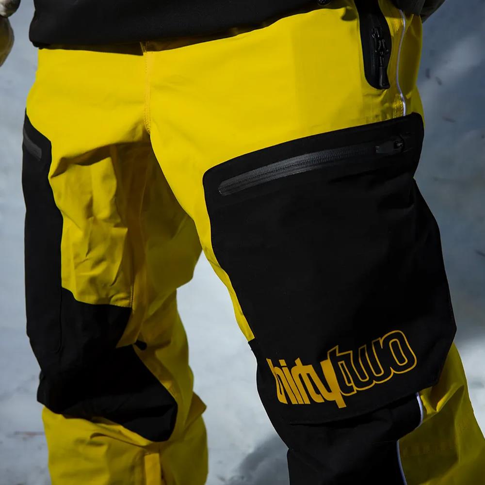 Thirtytwo Sono XLT Mens Pants Black/Yellow