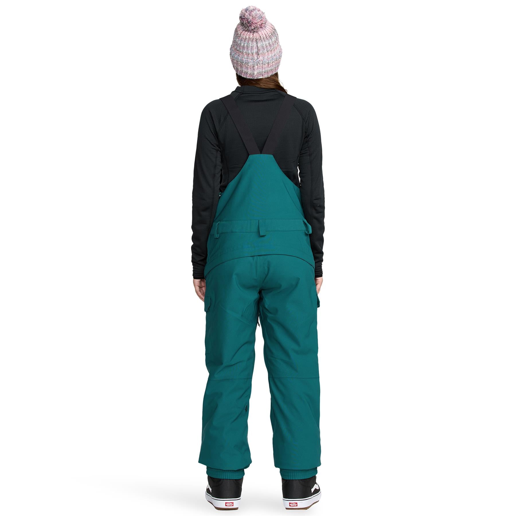 Volcom Creston 3D Stretch Womens Bib Overall Pants Atlantic Deep