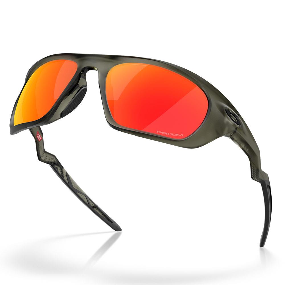 Oakley Lateralis Sunglasses Matte Olive Ink - Prizm Ruby Lens