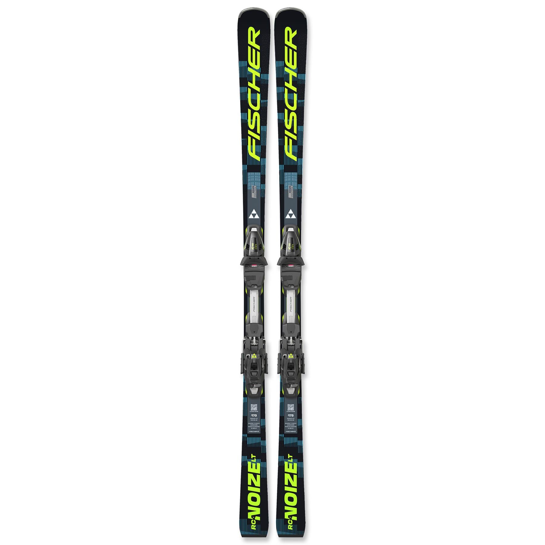 Fischer RC4 Noize LT Black Superflex Skis + RC4 Z12 GW Bindings 2026