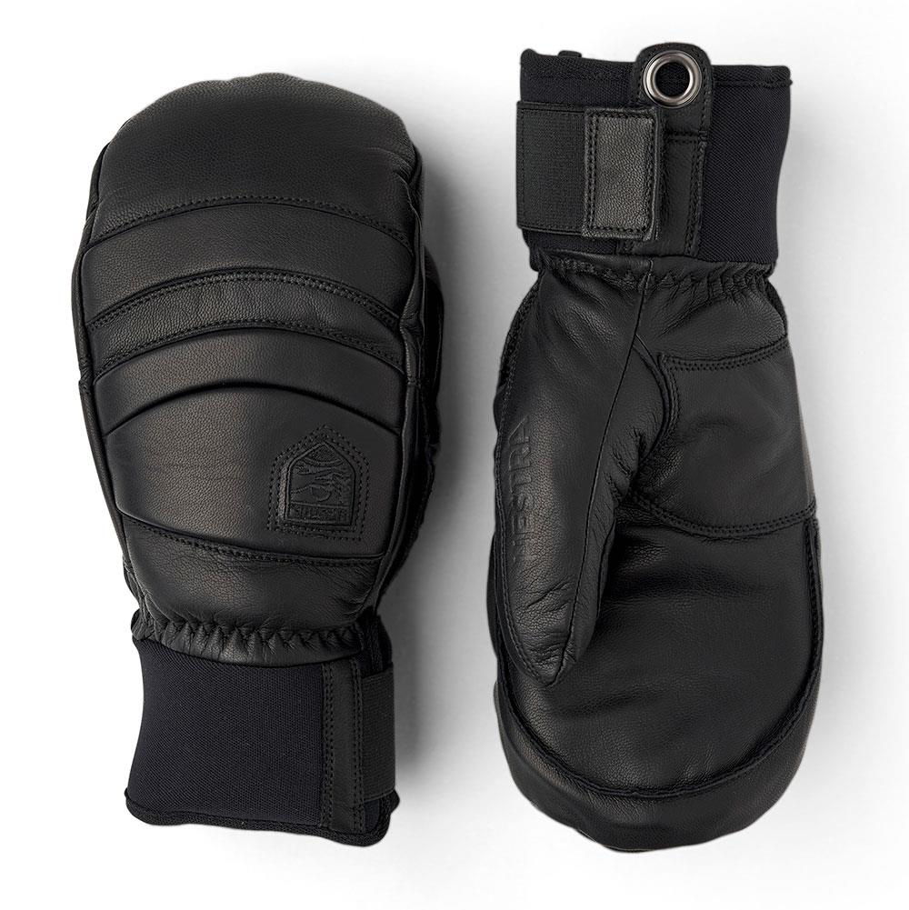 Hestra Fall Line Leather Mitts Black