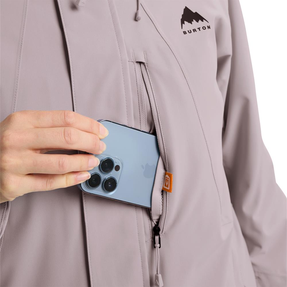 Burton Reserve 2L Insulated Womens Stretch Slim Jacket Washed Lavender