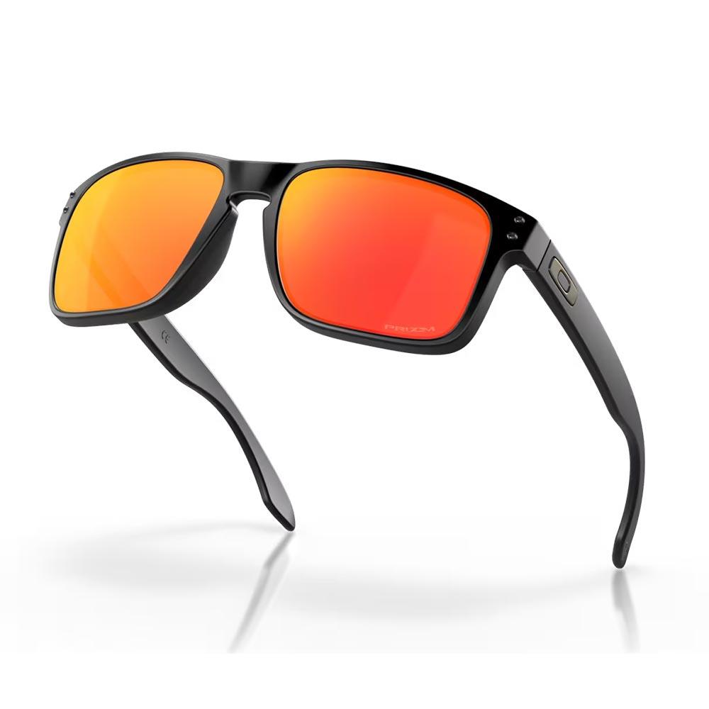 Oakley Holbrook Sunglasses Matte Black - Prizm Ruby Lens