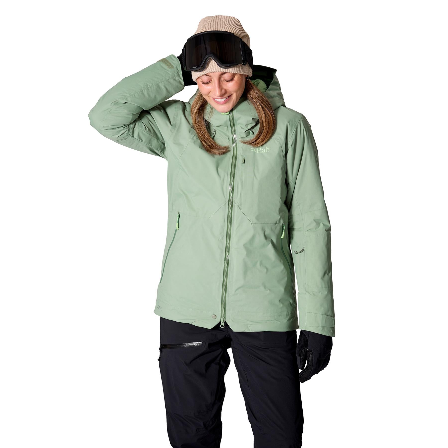 Rab Optical Down Womens Jacket Dark Fig Green