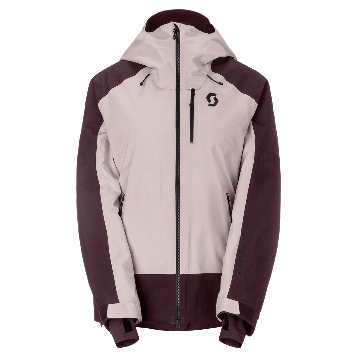Scott Ultimate GTX Womens Jacket Wax Pink / Cocoa Red
