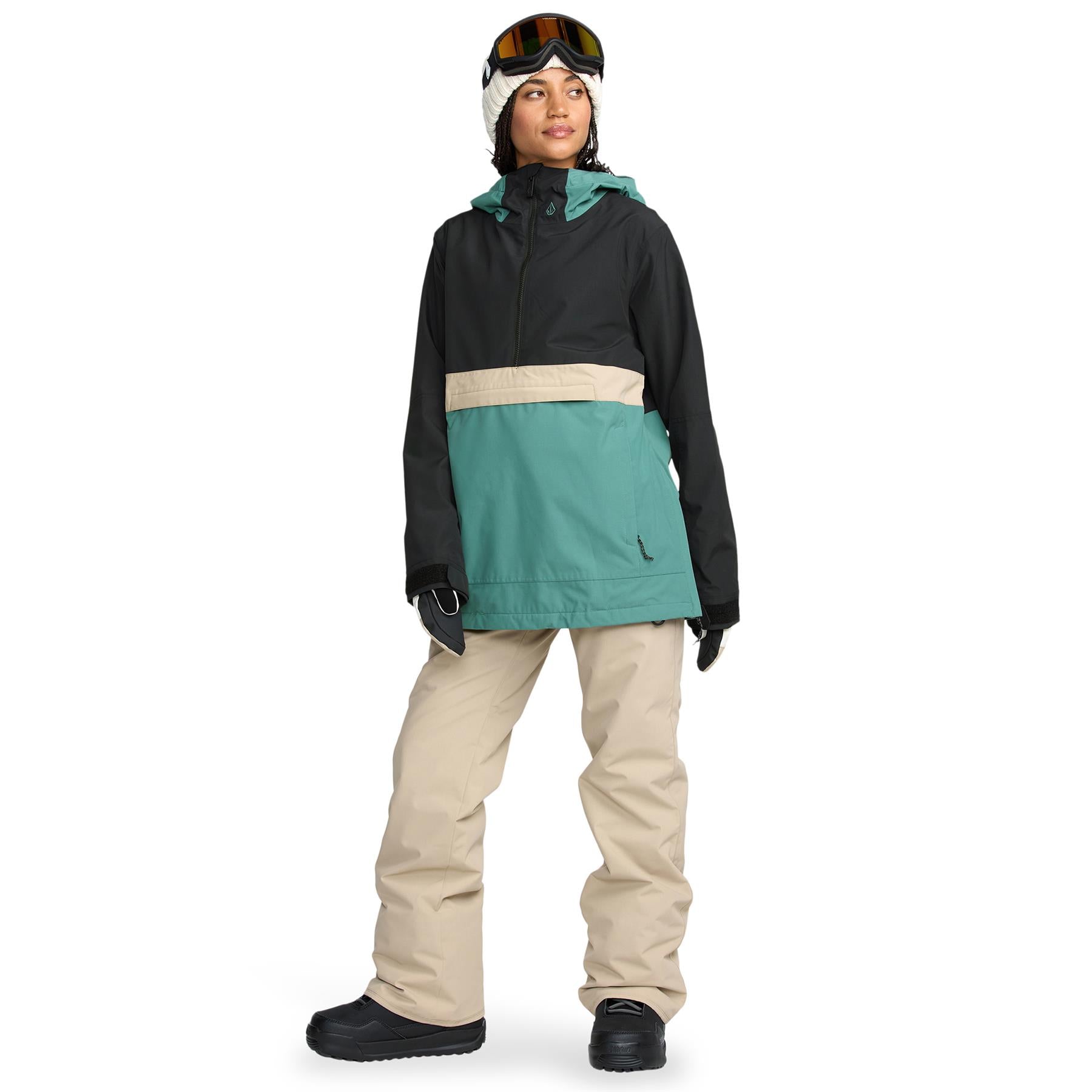 Volcom Harlan Pullover Womens Jacket Spruce Green