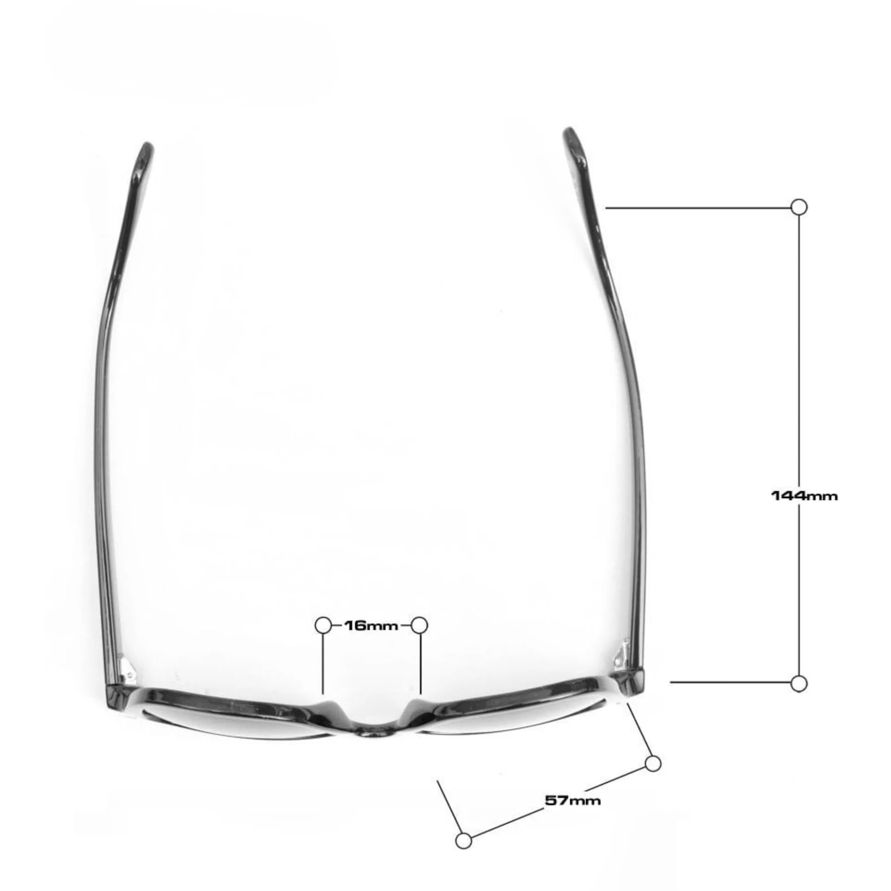 Bloc Luca Sunglasses Crystal Brown - Gold Mirror Lens