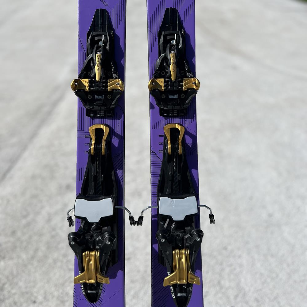 Faction Agent 2X Ex-Demo Touring Skis + Marker Kingpin 10 Bindings 163cm