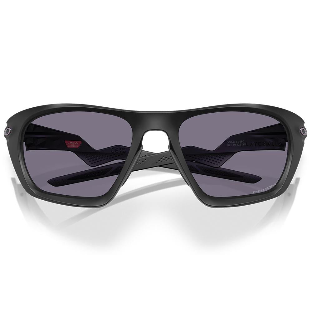 Oakley Lateralis Sunglasses Matte Black Ink - Prizm Grey Lens