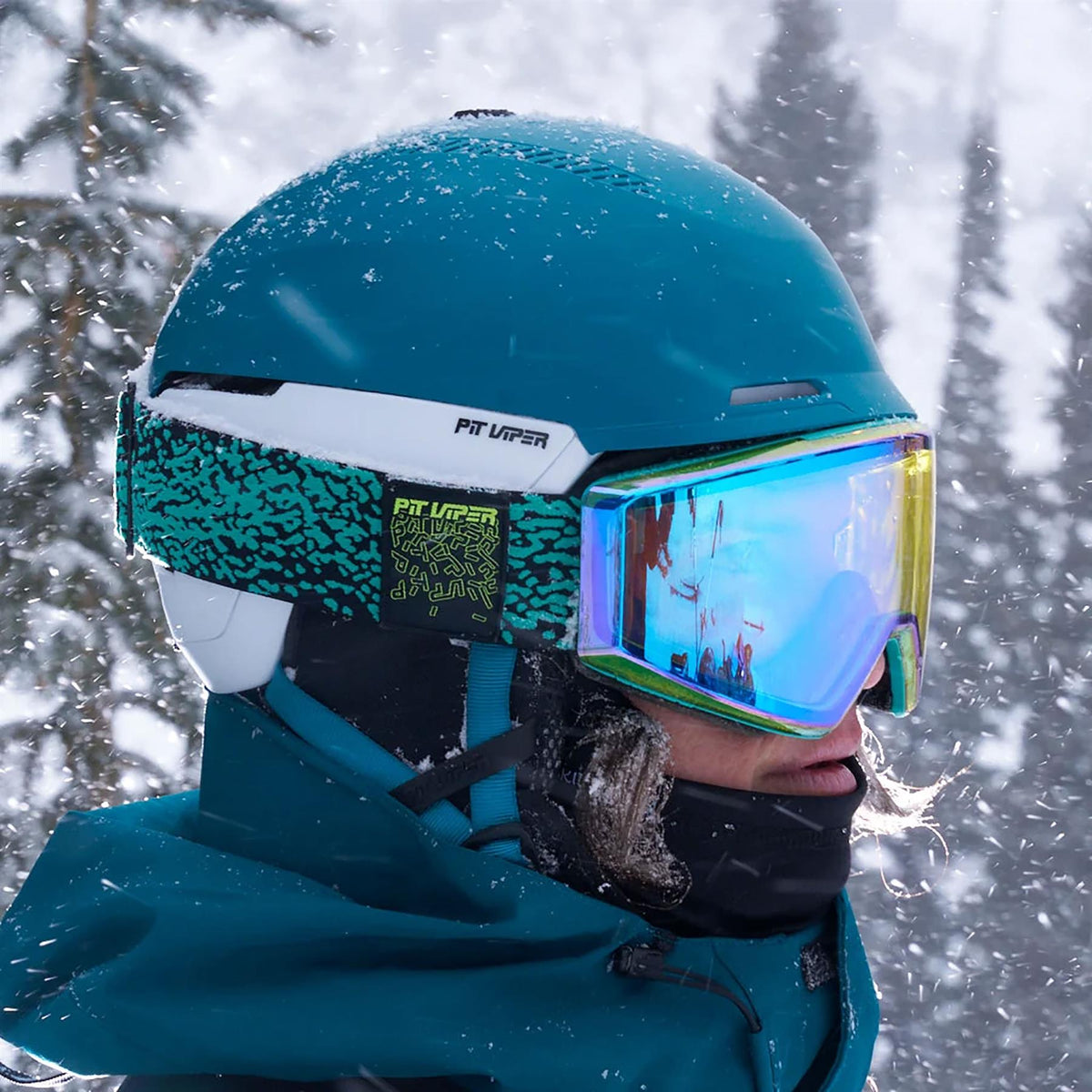 Pit Viper BN5000 Goggles The Raster - HDPV Smoke + Yellow Snow Lens