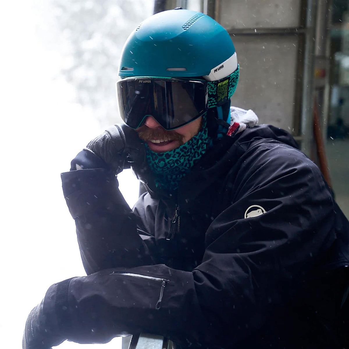 Pit Viper BN5000 Goggles The Raster - HDPV Smoke + Yellow Snow Lens