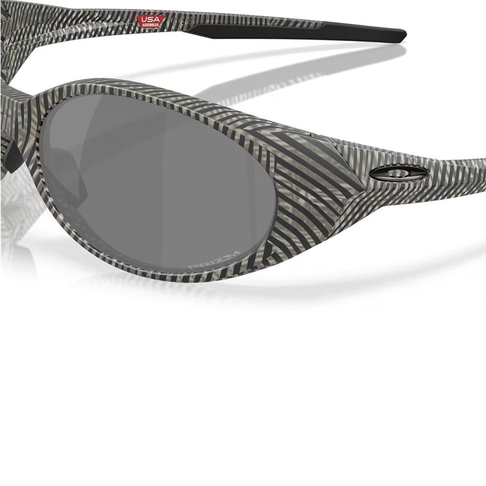 Oakley Eye Jacket Redux Sunglasses Matte Grey Ink Fingerprint - Prizm Black Lens