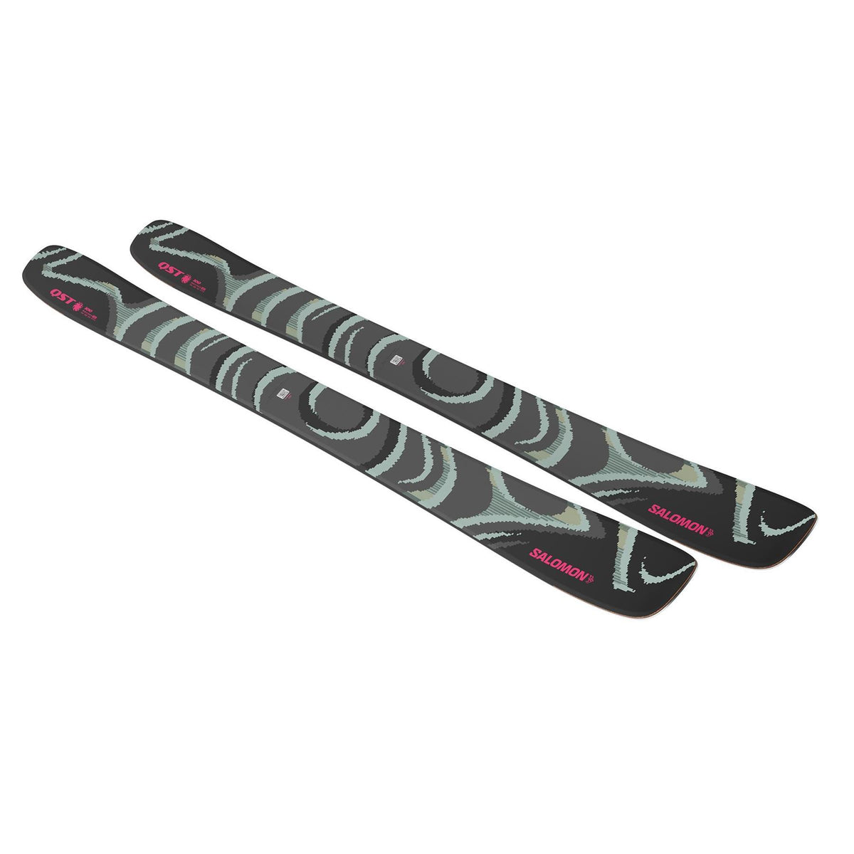 Salomon QST 100 Skis Black/Iceberg Green 2027