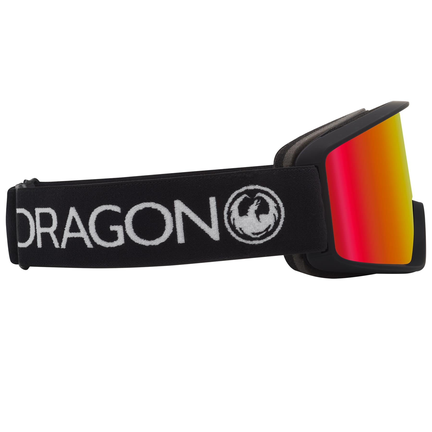 Dragon DXT OTG Goggles Black - LL Red Ion Lens