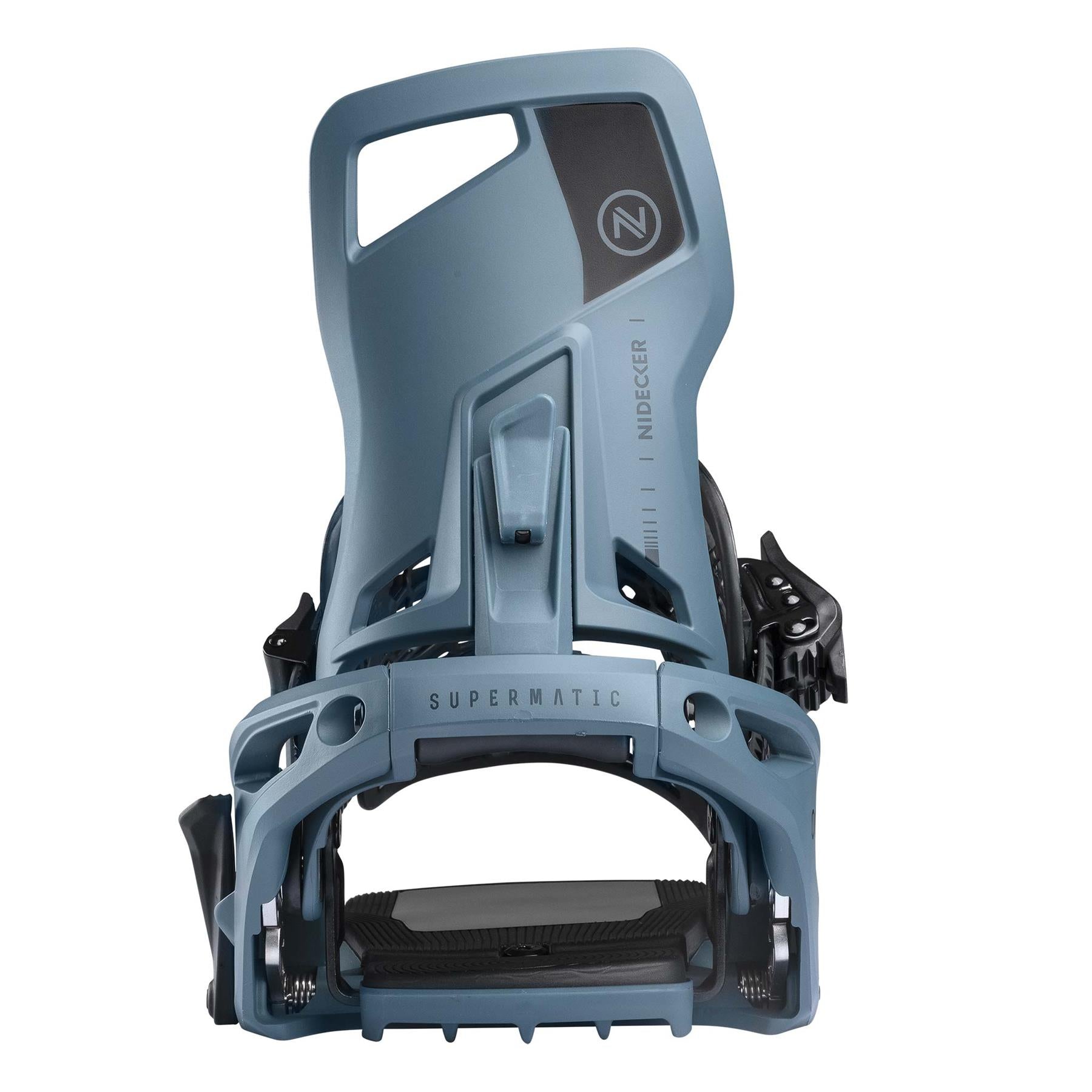 Nidecker Supermatic OG Step-In Snowboard Bindings Atlantic 2026