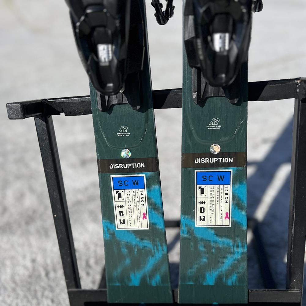 K2 Disruption SC Ex-Hire Womens Skis + ER3 10 QC GW Bindings 2025 146cm