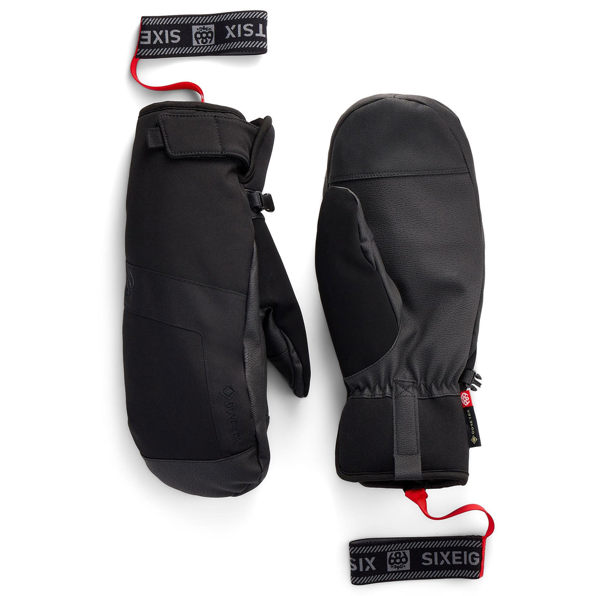 686 Mens Gore-Tex Linear Under Cuff Mitts Black