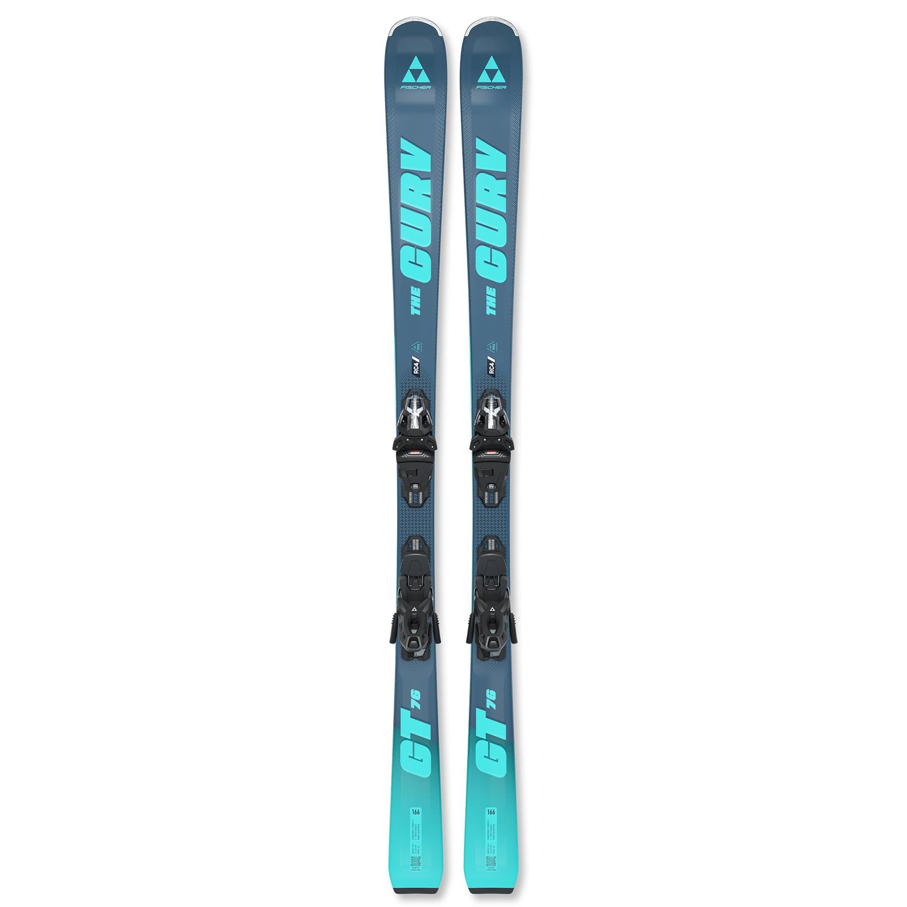 Fischer The Curve GT76 WS Womens Skis + RSW 10 GW Bindings 2026