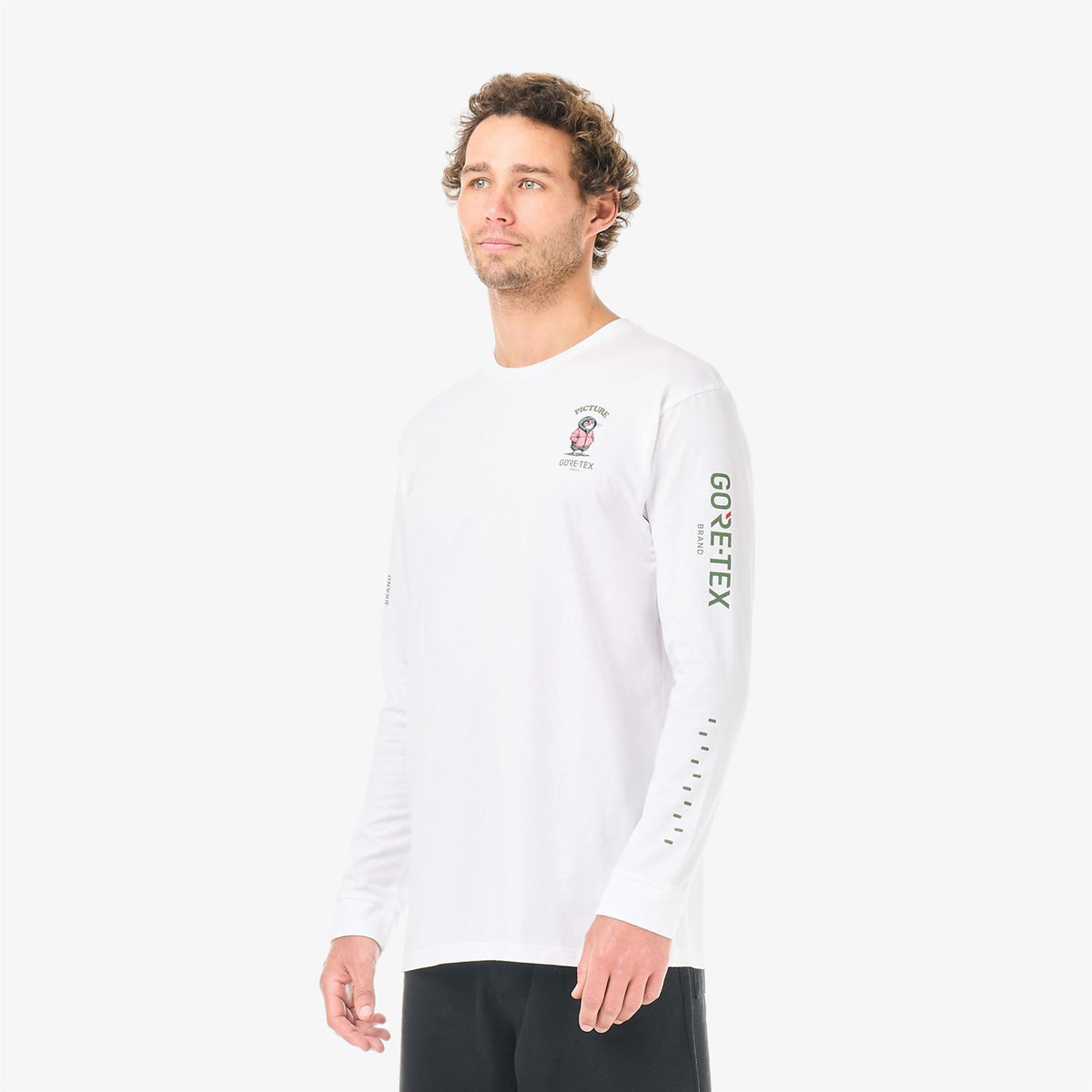 Picture x GTX LS Mens Tee White