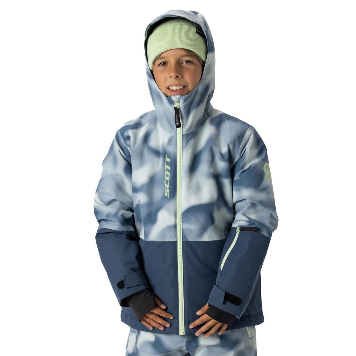 Scott Ultimate Dryo Junior Jacket Duskblue Print / Dusk Blue