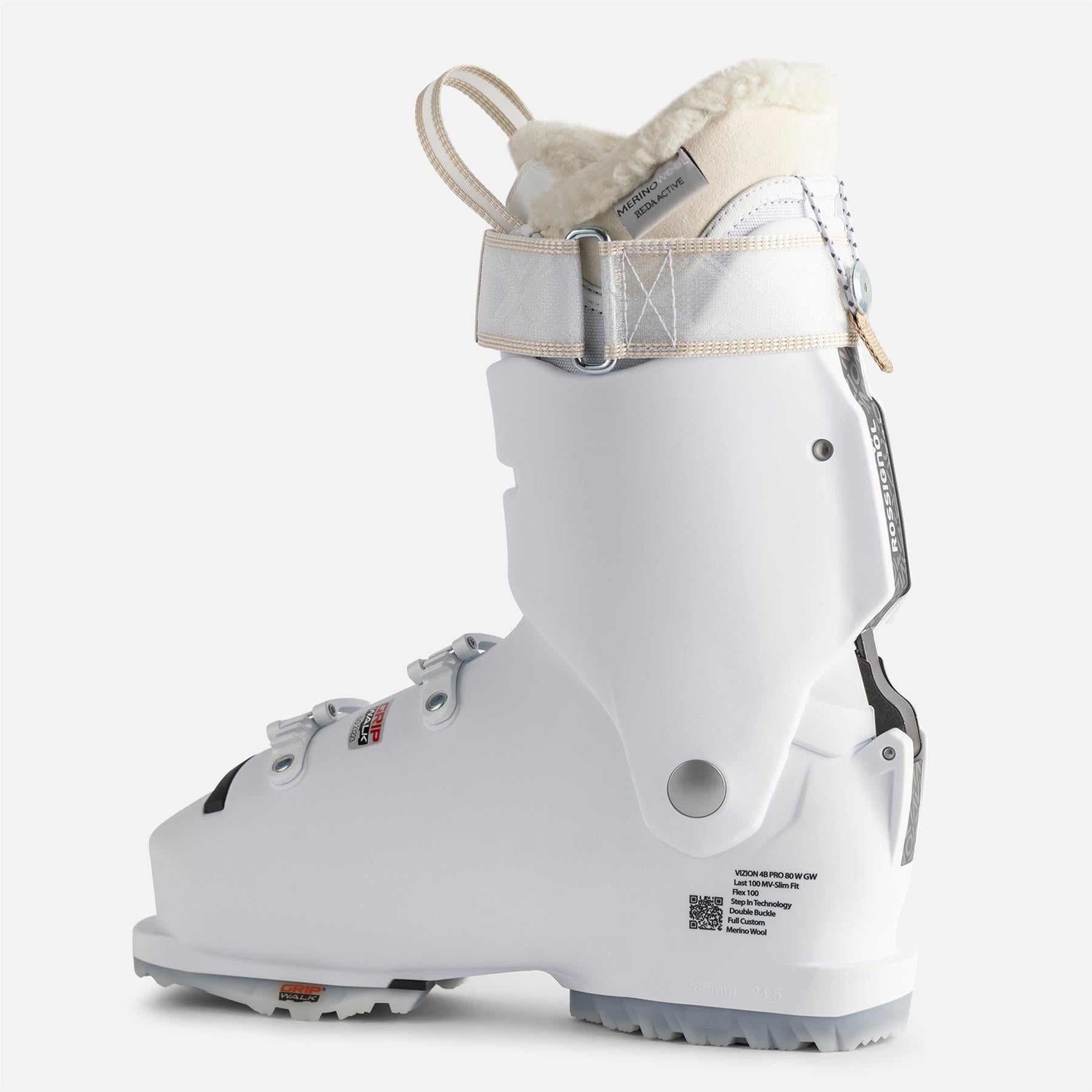 Rossignol Vizion 4B Pro 80 GW Womens Ski Boots White 2026