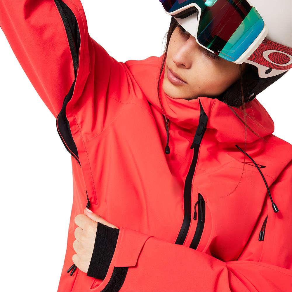Oakley Canopy Insulated Womens Jacket Hibiscus Red